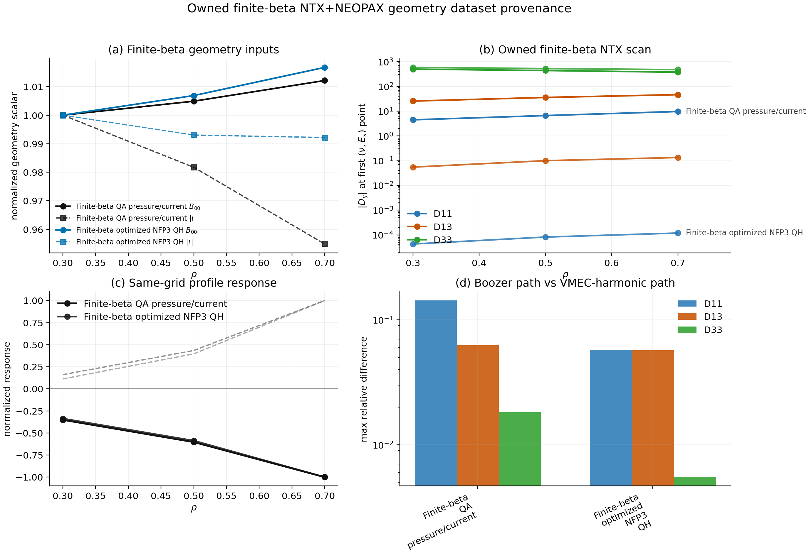 Owned NTX+NEOPAX geometry dataset provenance